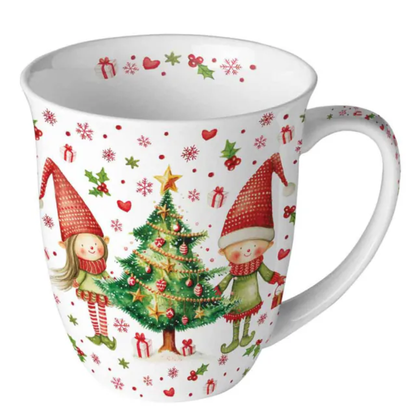 Guardanapo de Papel Decoupage 33x33 Natal Elves by the Tree 33321075