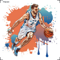 Transfer Têxtil Litoarte 8x8cm TTQ2-041 Basquete