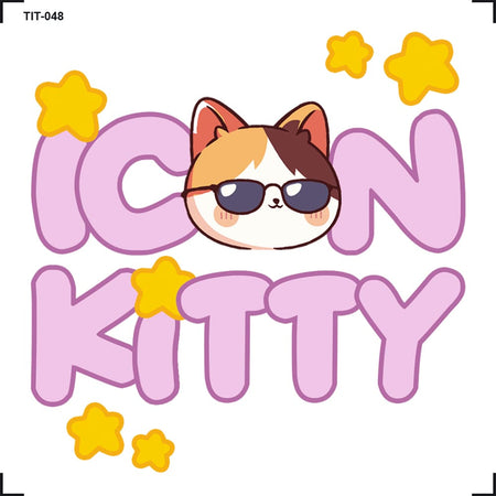Transfer de Imagem 8x8cm TIT-048 Icon Kitty