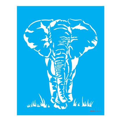 Stencil OPA 20x25 3846 Animais Elefante