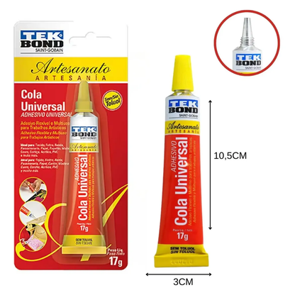 Cola Universal Artesanato 17G TekBond Multiuso
