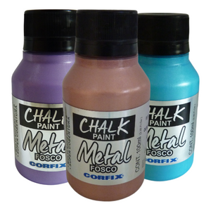 Tinta Chalk Paint Corfix 100ml Metal Fosco