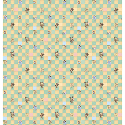 Papel Scrapbook Litoarte SD-1373 Urso Doce Mel 30,5x30,5cm