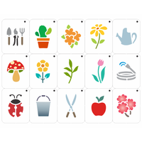 Stencil OPA 15x20 3747 Chaveirinho Jardim I