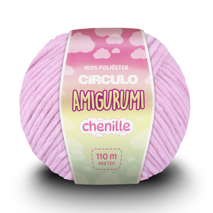 Fio Amigurumi Chenille Circulo 100g com 110m