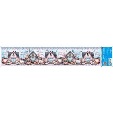 Transfer Têxtil 45x9,5cm TTB6-066 Barra Farm Shabby