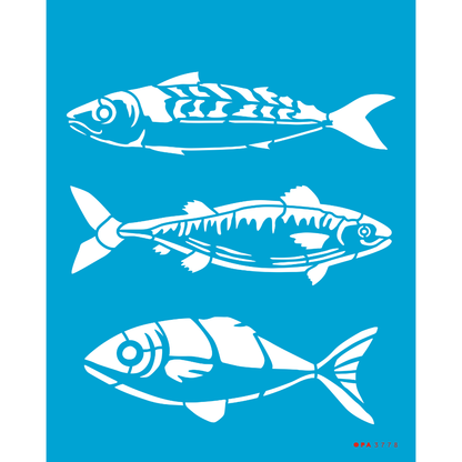 Stencil OPA 20x25 3778 Náutico Peixes