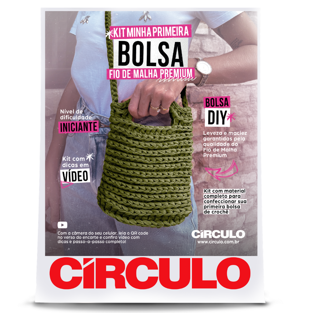 Kit Minha Primeira Bolsa Círculo Cor 04 Bolsa Floresta Selvagem