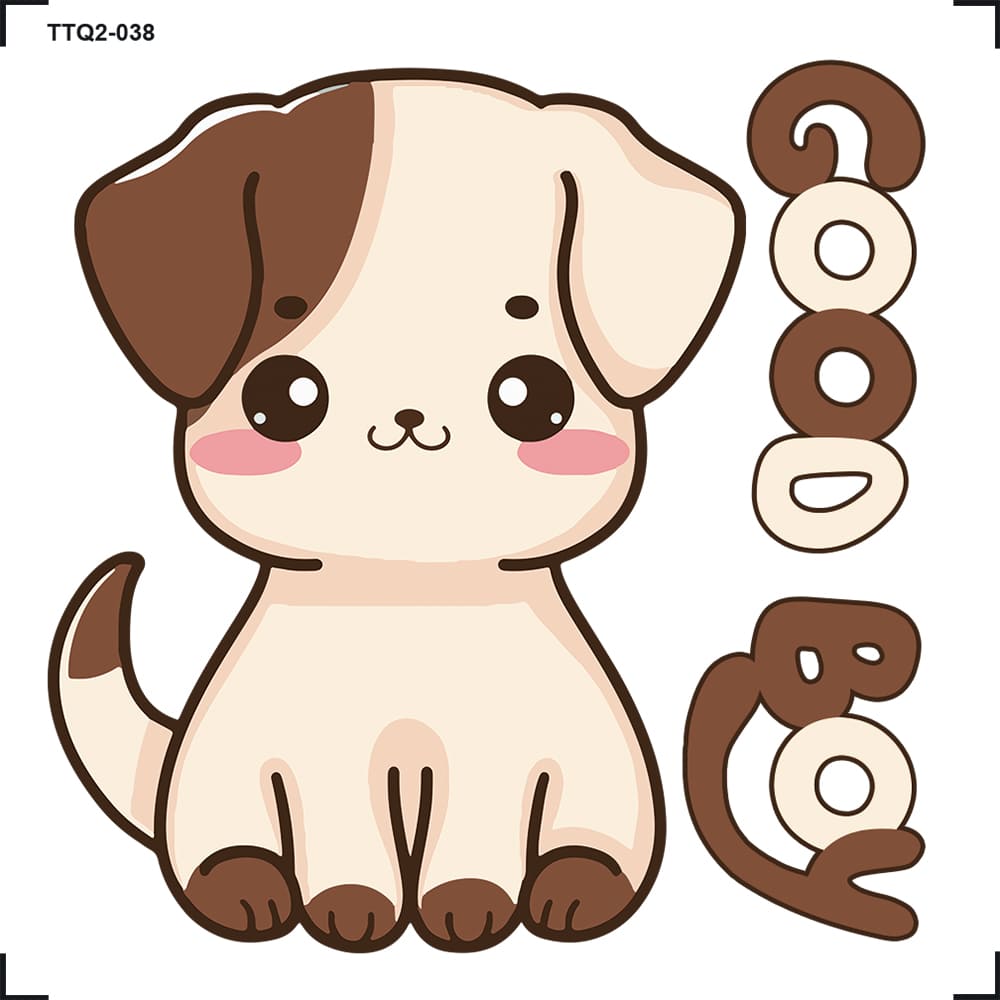 Transfer Têxtil 8x8cm TTQ2-038 Good Boy