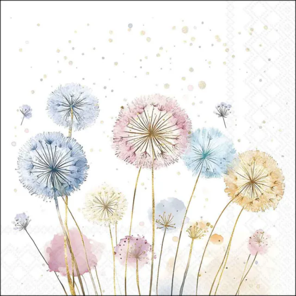 Guardanapo de Papel Decoupage 33x33 Dandelions 13320465