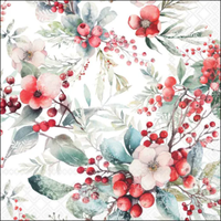Guardanapo de Papel Decoupage 33x33 Natal Winter Berries 33320955