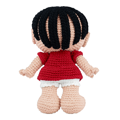 Kit Amigurumi Turma da Mônica Círculo Cor 01 Mônica