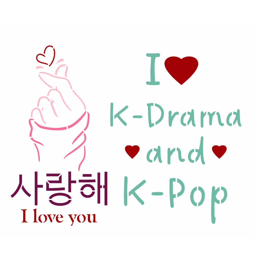 Stencil OPA 20x25 3656 Cultura K-pop