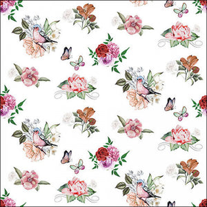 Guardanapo de Papel Decoupage 33x33 Charlotte Branca 13319350