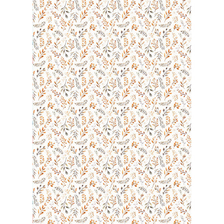 Estampa Adesiva 32x45 ESTAN-007 Raminhos Bege - Palácio da Arte
