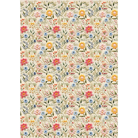 Estampa Adesiva Litoarte ESTA-008 Flores Coloridas II 32x45cm - Palácio da Arte