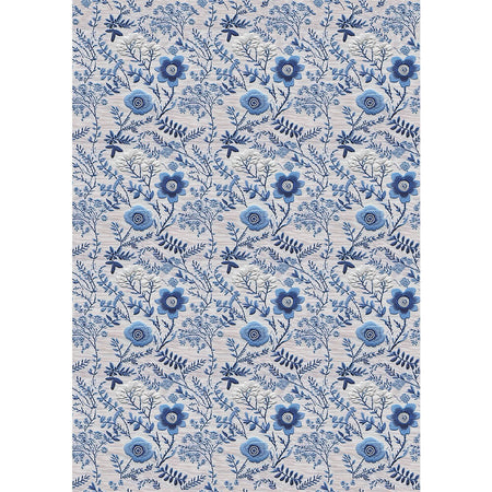Estampa Adesiva Litoarte ESTA-009 Flores Azul 32x45cm - Palácio da Arte
