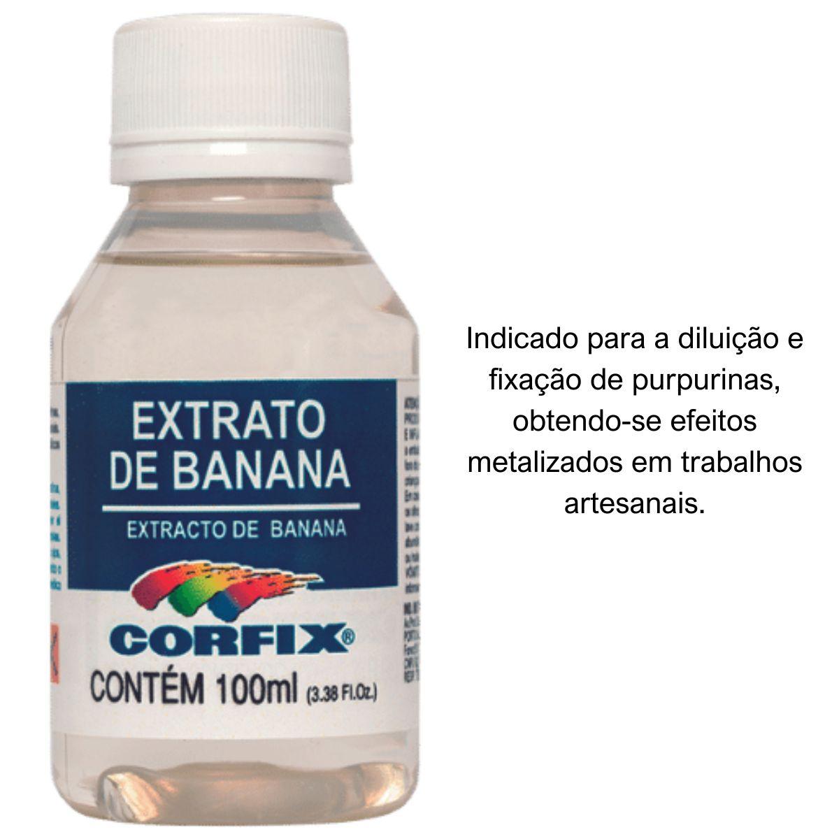 Extrato de Banana Corfix 100ml - Palácio da Arte