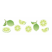 Stencil OPA 10x30 3679 Frutas Limões