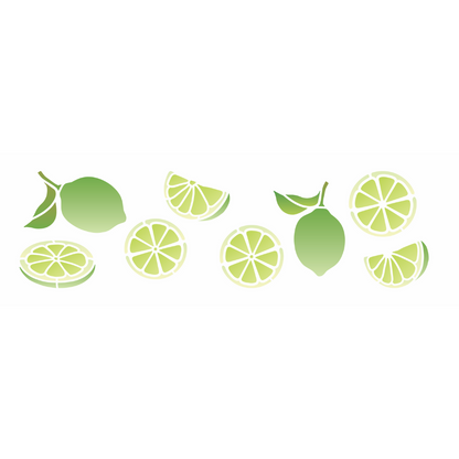 Stencil OPA 10x30 3679 Frutas Limões