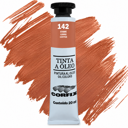 Tinta Óleo Metálica Corfix Bisnaga 20ml