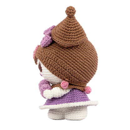 Kit Amigurumi Hello Kitty and Friends Círculo Cor 07 Kuromi
