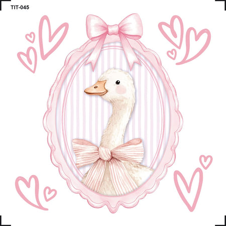 Transfer de Imagem 8x8cm TIT-045 Goose Pink
