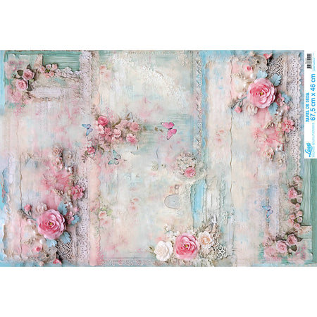 Papel Seda Litoarte PSL-071 Chabby Chic 67,5x46cm
