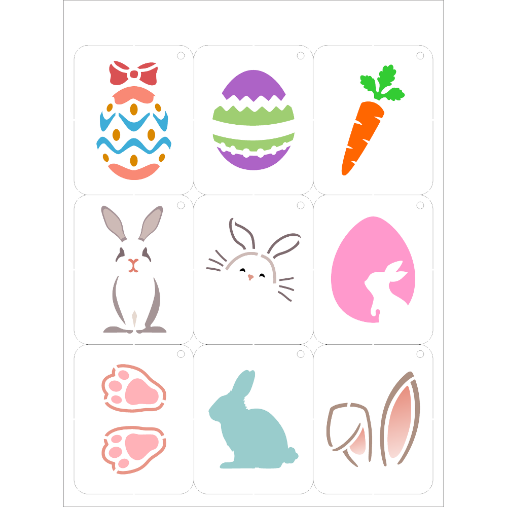 Stencil OPA 15x20 3768 Chaveirinho Páscoa