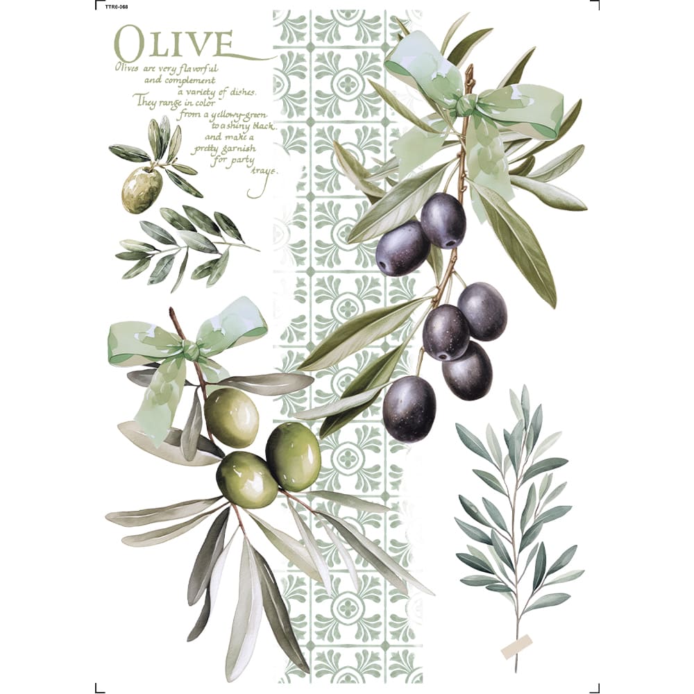Transfer Têxtil 20x27,5cm TTR6-068 Olive