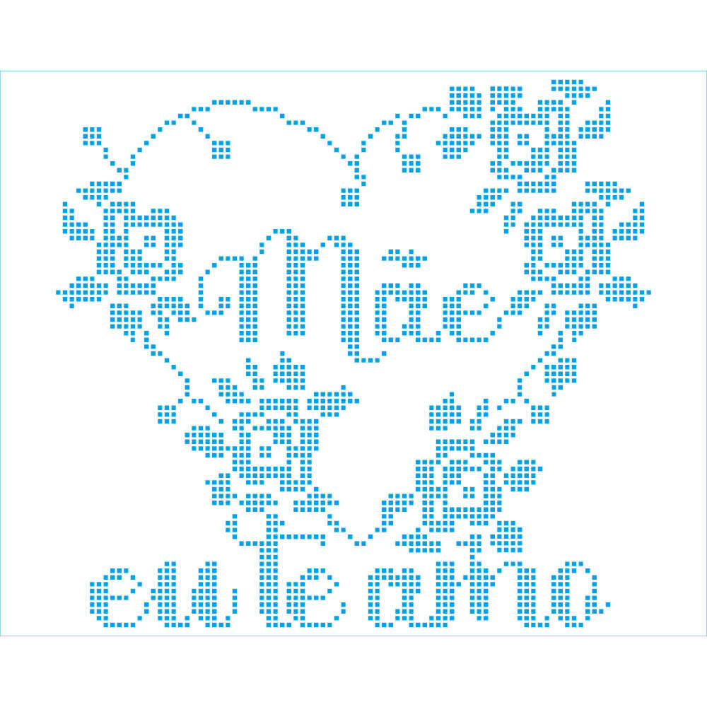 Stencil Litoarte 25x20 STR-312 Ponto Cruz Mãe