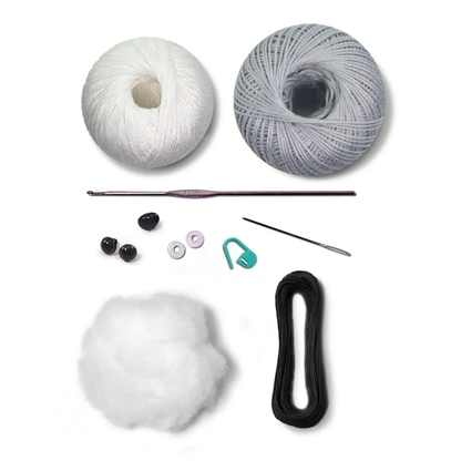 Kit Amigurumi Cães e Gatos Círculo Cor 4 Gato Persa