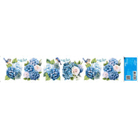 Transfer Têxtil Litoarte 45x9,5cm TTB6L-002 Lili Negrão Hortências e Pássaros