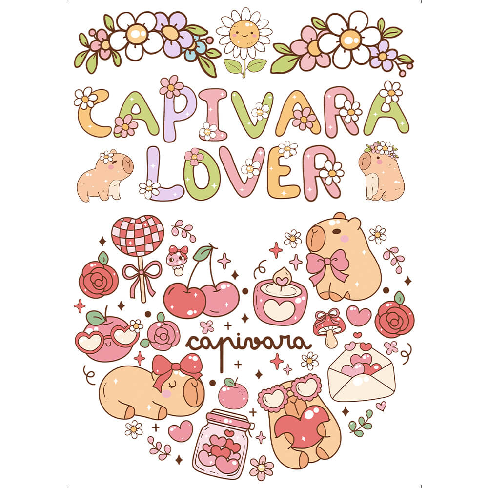 Transfer Têxtil Litoarte 20x27,5cm TTR6-029 Capivara