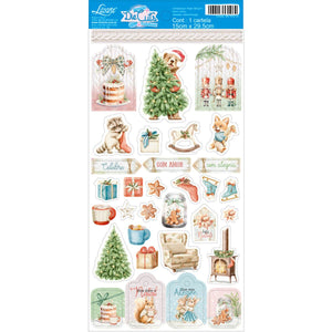 Apliques Die Cuts Litoarte LDCN-013 Ternura de Natal 15x29cm