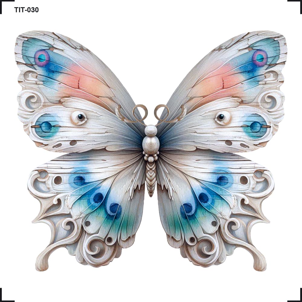 Transfer de Imagem Litoarte 8x8cm TIT-030 Borboleta