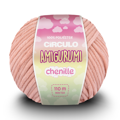 Fio Amigurumi Chenille Circulo 100g com 110m