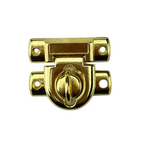Fecho Cadeado P em Metal Dourado 2,7x2,4cm Kit com 2 peças - Palácio da Arte