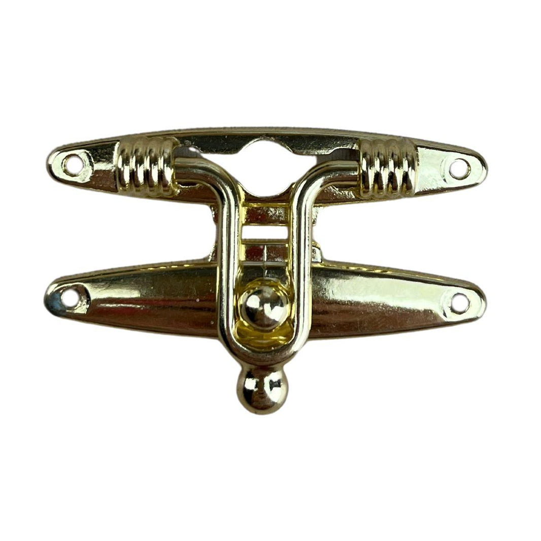 Fecho Mola em Metal Dourado 5,4x2,1cm Kit com 2 peças - Palácio da Arte