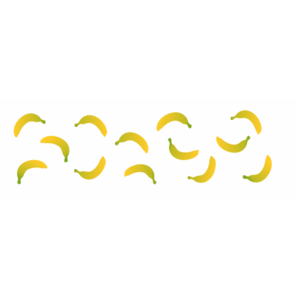 Stencil OPA 10x30 3762 Feirinha Estamparia Fruta Bananas