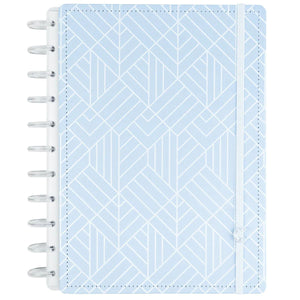 Caderno Inteligente Ice Blue Grande Universitário 28x21,5cm