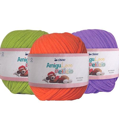 Fio Amigulove Pelúcia Cisne 80g com 90 metros - Palácio da Arte