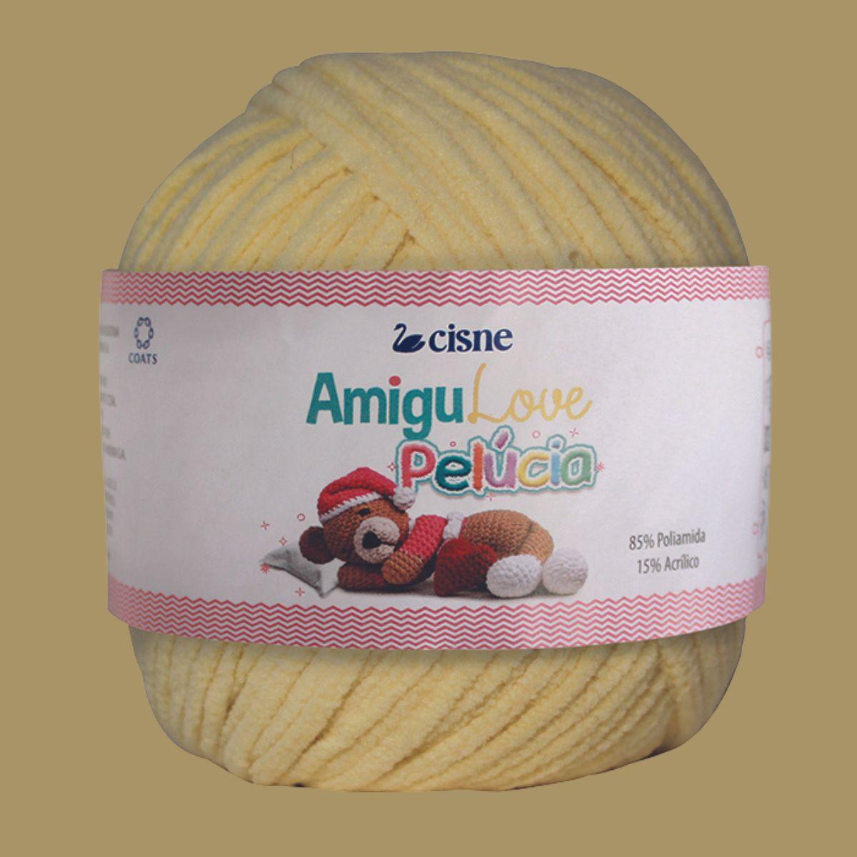 Fio Amigulove Pelúcia Cisne 80g com 90 metros - Palácio da Arte