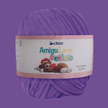 Fio Amigulove Pelúcia Cisne 80g com 90 metros - Palácio da Arte
