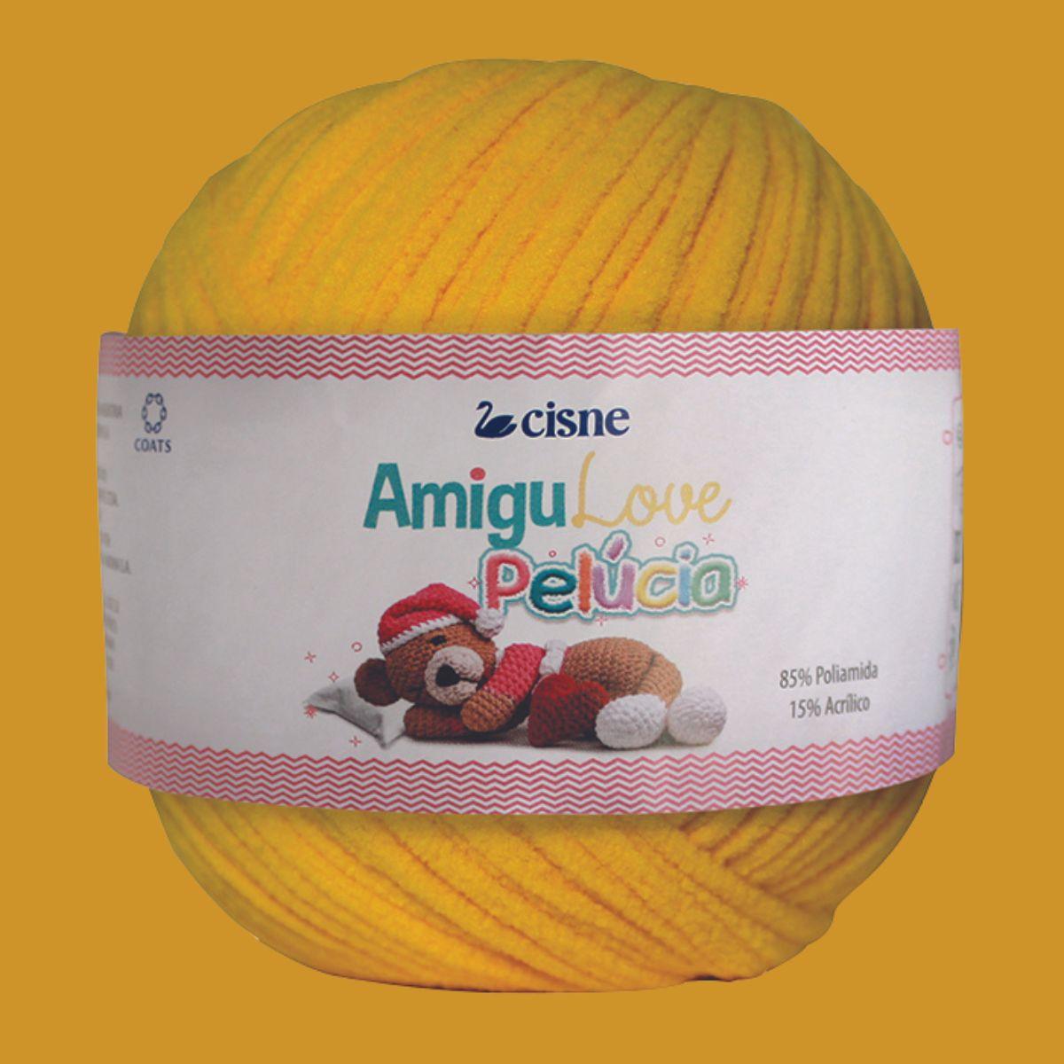 Fio Amigulove Pelúcia Cisne 80g com 90 metros - Palácio da Arte