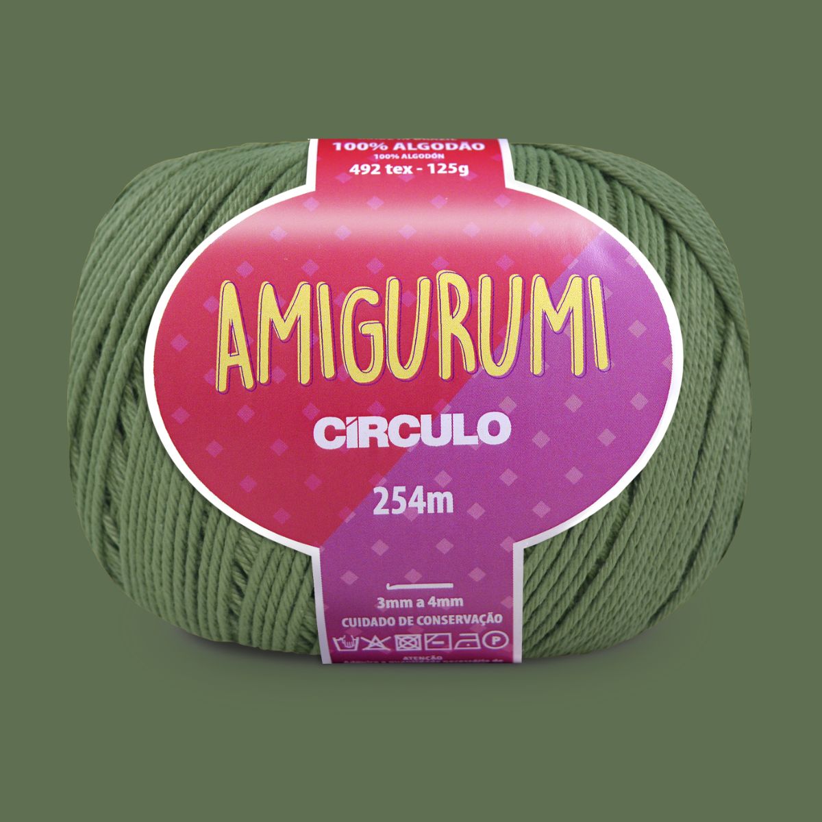 Fio Amigurumi Círculo 125g com 254m - Palácio da Arte