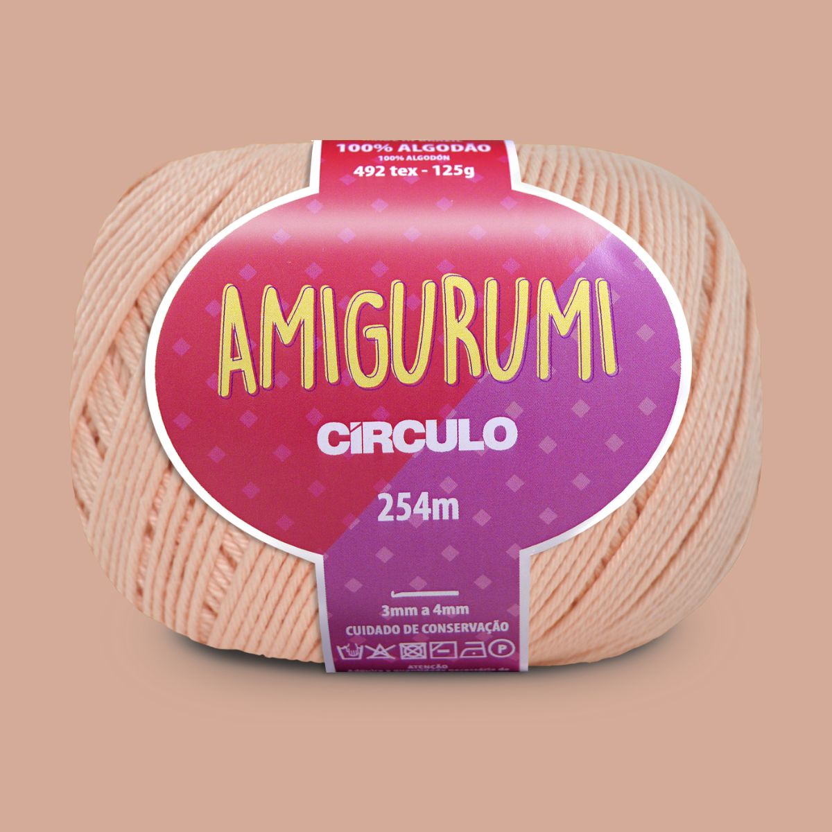 Fio Amigurumi Círculo 125g com 254m - Palácio da Arte