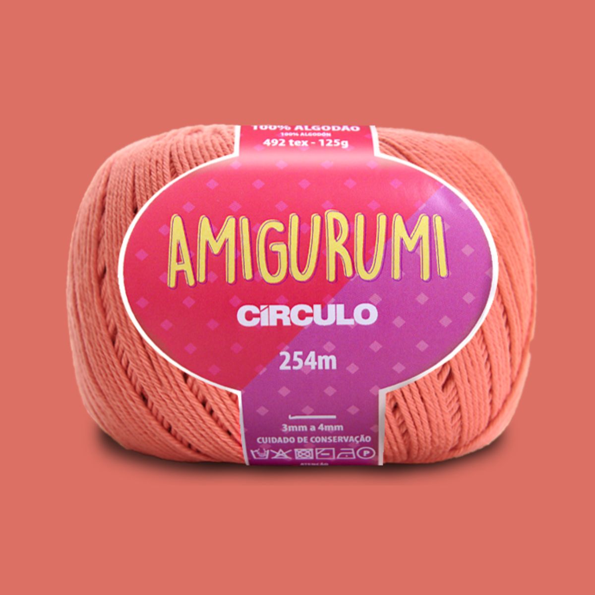 Fio Amigurumi Círculo 125g com 254m - Palácio da Arte