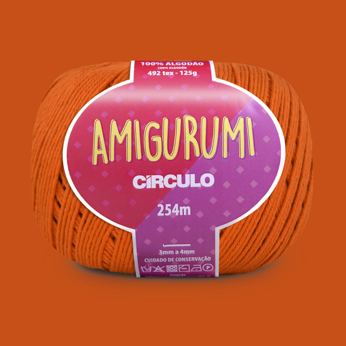 Fio Amigurumi Círculo 125g com 254m - Palácio da Arte