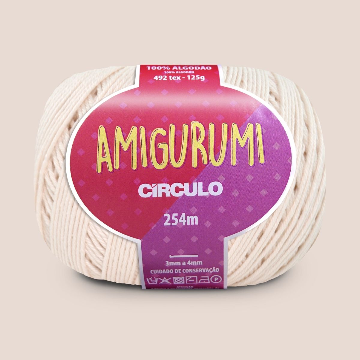 Fio Amigurumi Círculo 125g com 254m - Palácio da Arte